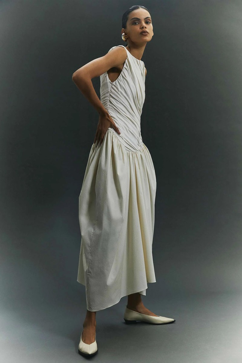 Ora Draped Dress from Abadia