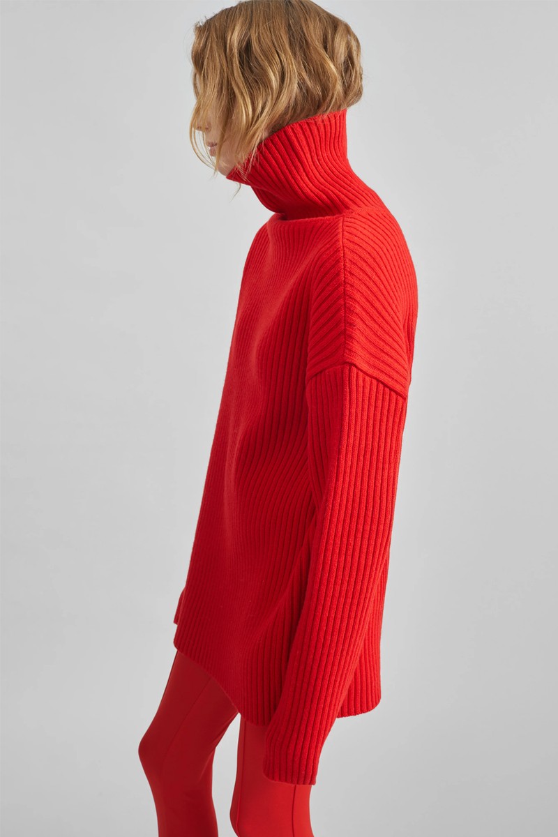  Thelma Ribbed Sweater Dress