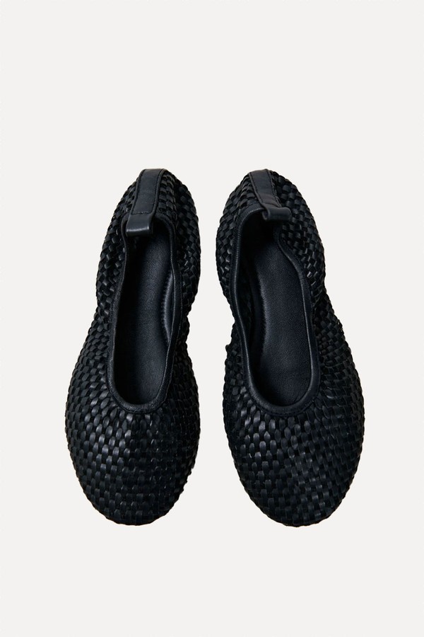 Lattice Woven Ballet Flats from St. Agni