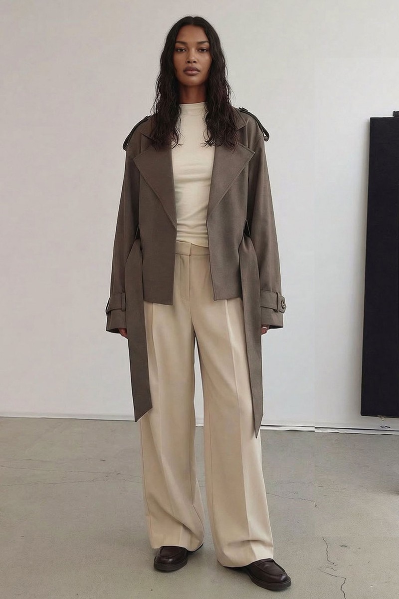 Soft Belted Trenchcoat