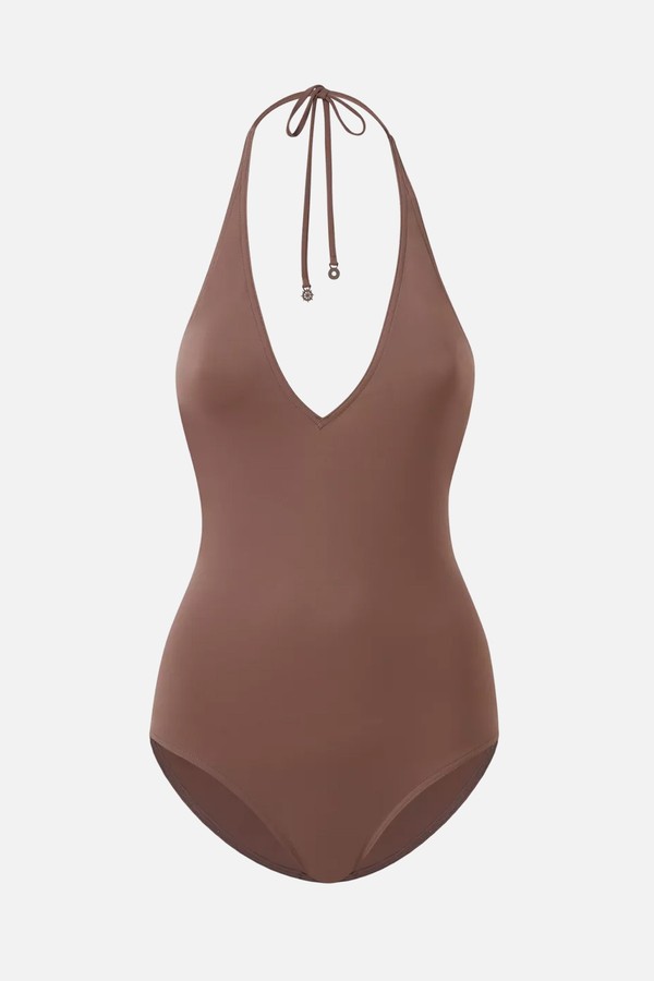 Halterneck One-piece Swimsuit from Loro Piana
