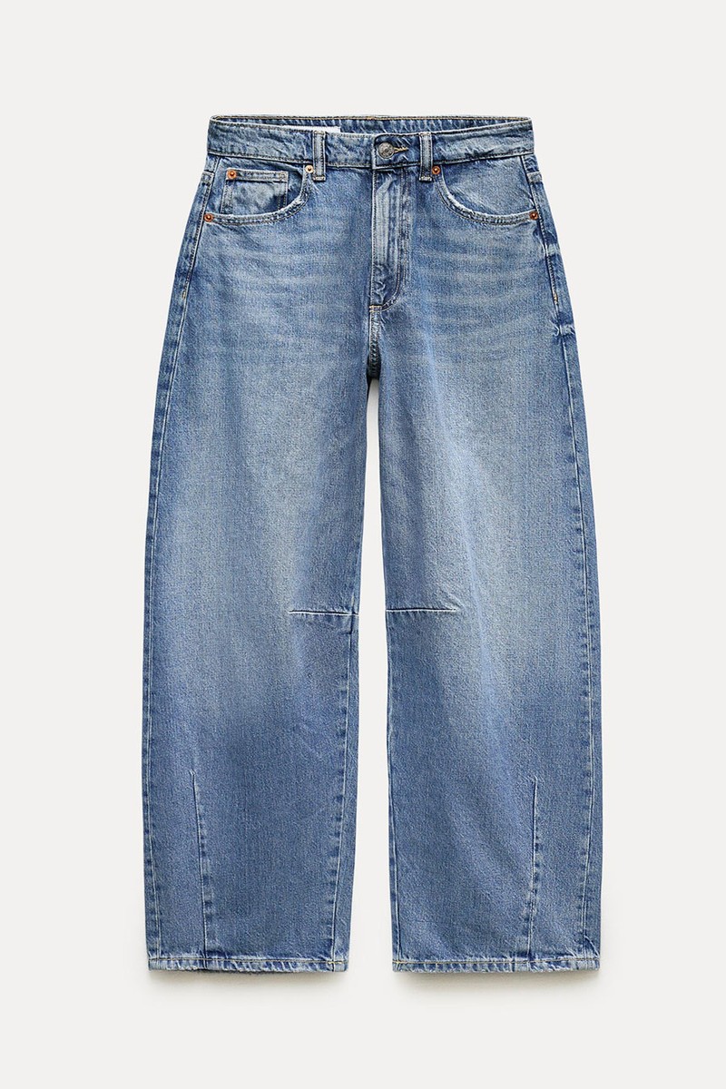 Baggy Balloon Mid-Rise Jeans