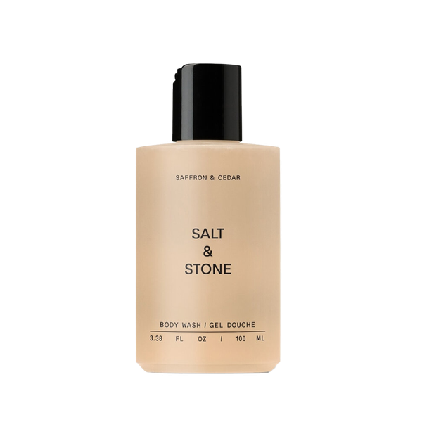 Saffron & Cedar Mini Body Wash from SALT & STONE