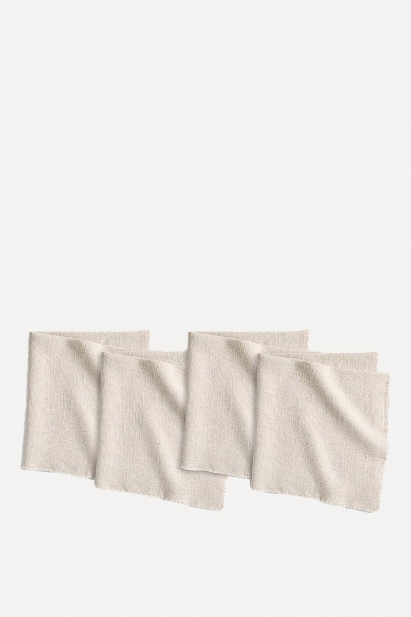Hudson Natural Dinner Napkins from Crate & Barrel
