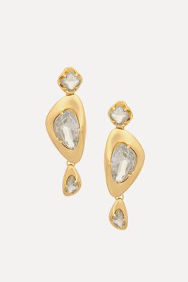 Earrings With Rhinestones from Zara