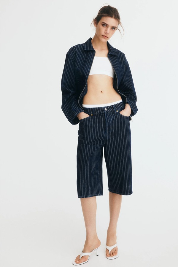 High Knee Denim Shorts from H&M