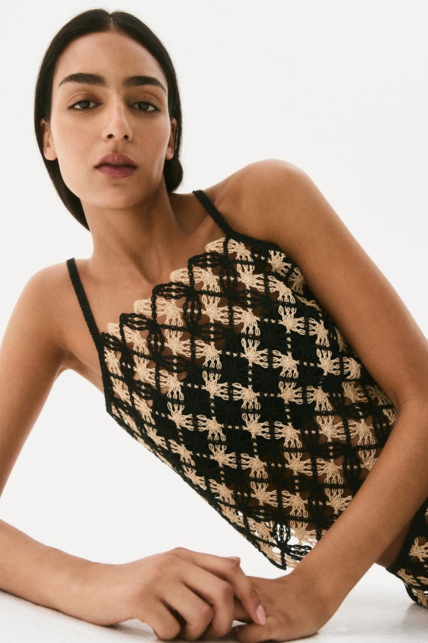 Crochet-Look Strappy Top from H&M