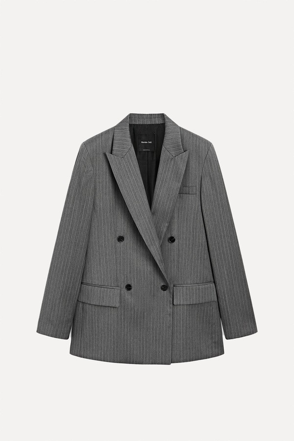 100% Wool Pinstripe Blazer from Massimo Dutti