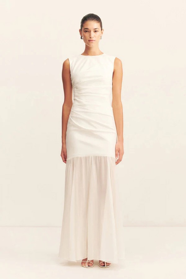 Lunar Open Back Draped Maxi Dress from Shona Joy
