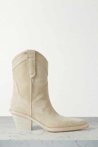 Dakota Suede Cowboy Boots from Paris Texas