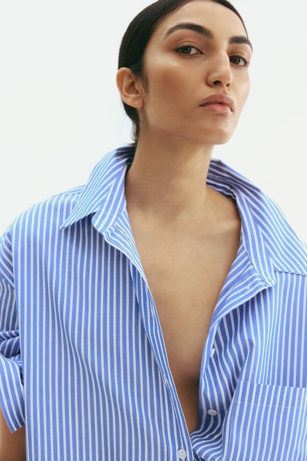Oversized Cotton Poplin Shirt