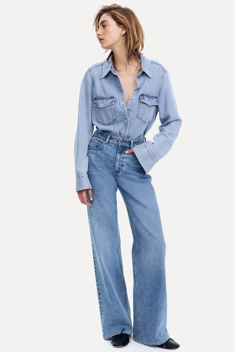 Wide High Jeans