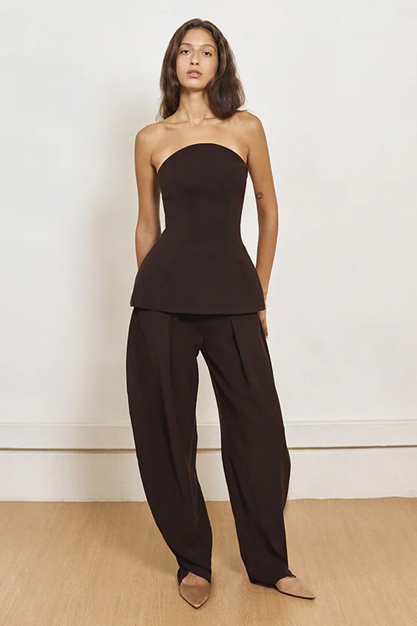 Found Crepe Corset