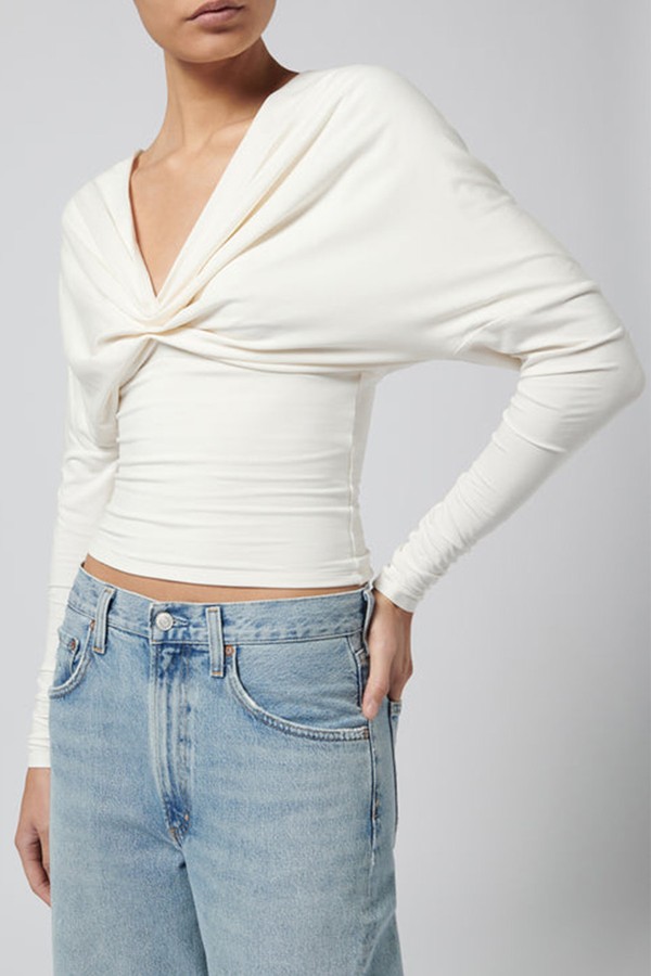 White Selvie Top from The Line By K