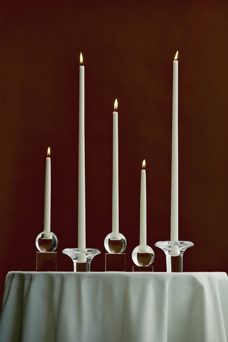 Glass Candle Holder