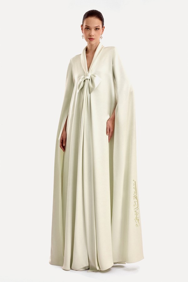 Bow Calligraphy Kaftan