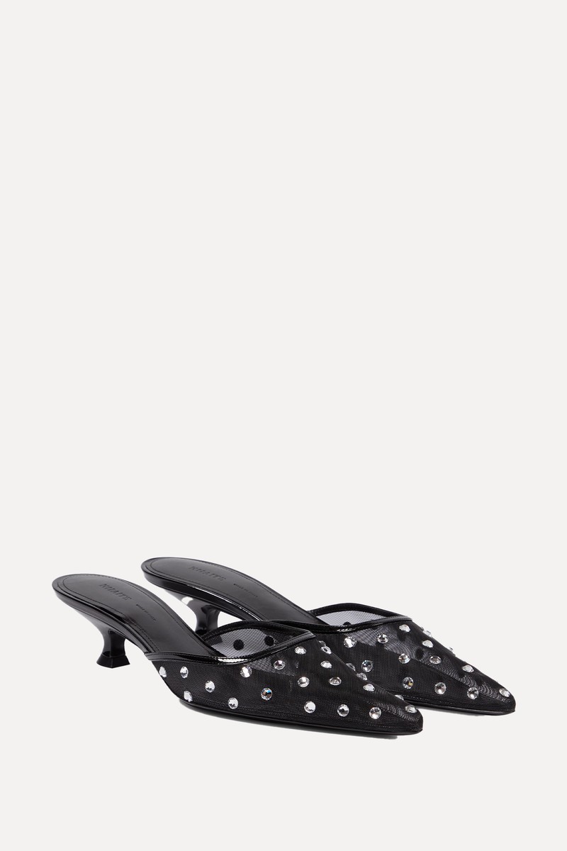 Minna Embellished Mules  from Khaite 