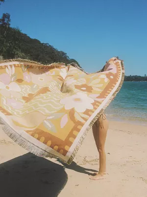 Citrus Market Woven Towel from Soleil Soleil