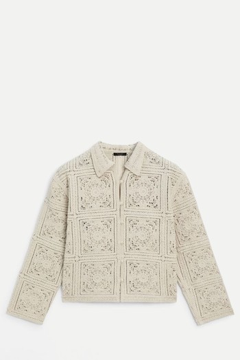 Crochet Overshirt from Massimo Dutti