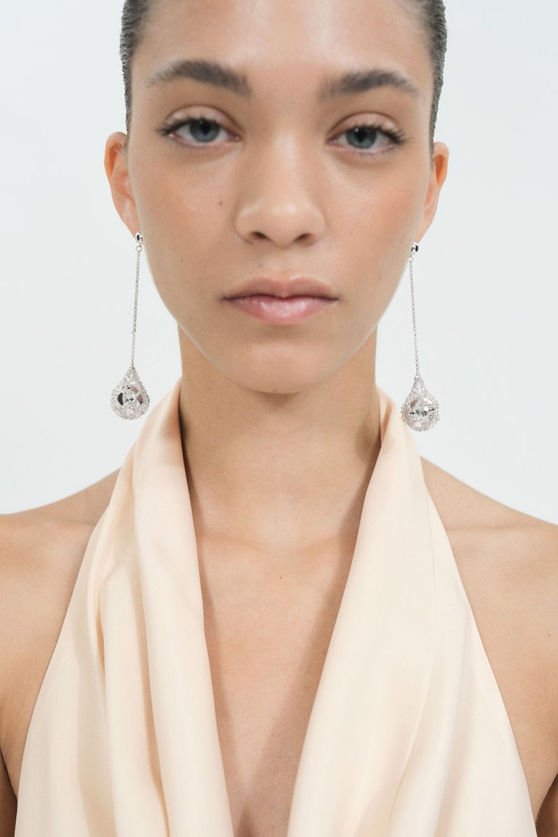 Sphere Drop Earrings