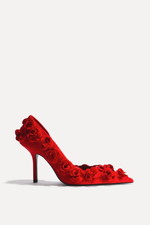 Appliquéd Pointed Court Shoes from H&M