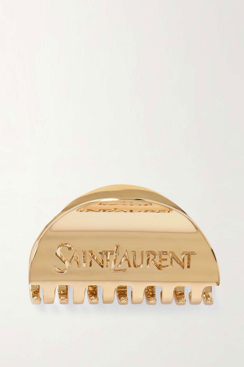 Gold-Tone Hair Clip from Saint Laurent