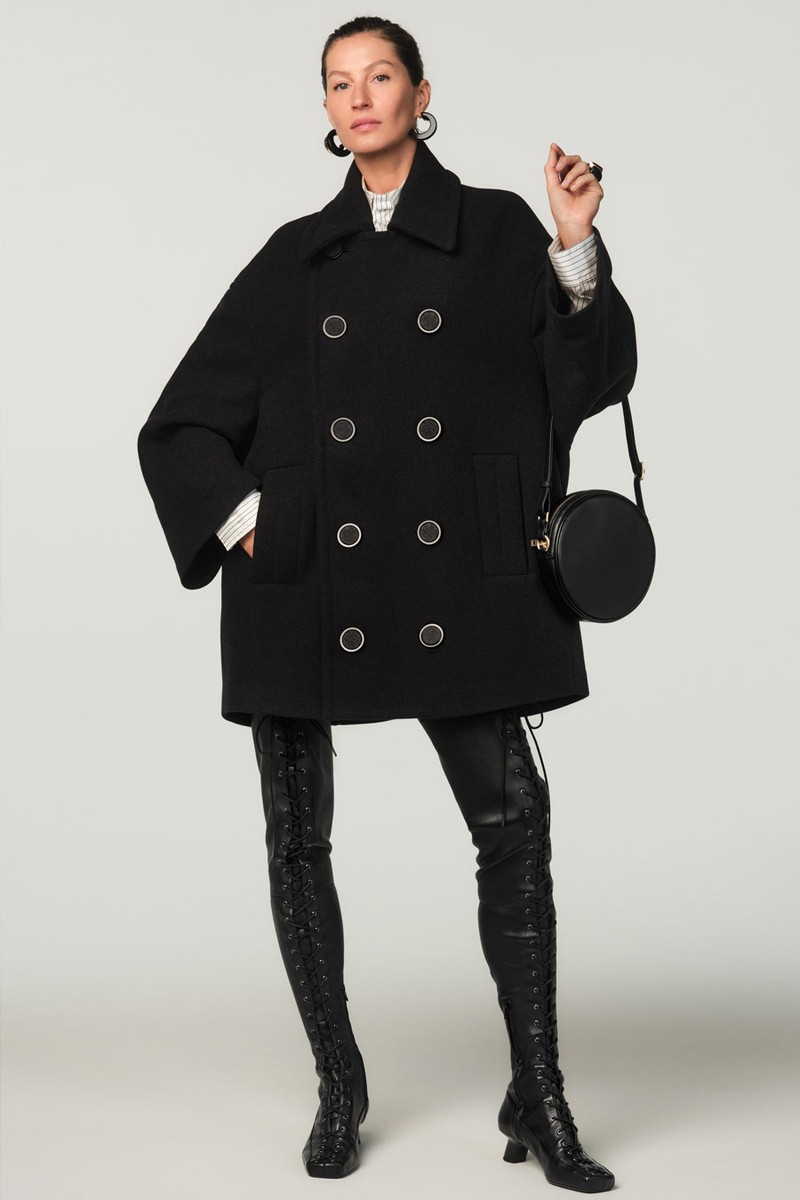 Oversized Wool Blend Coat from Zara X Stefano Pilati