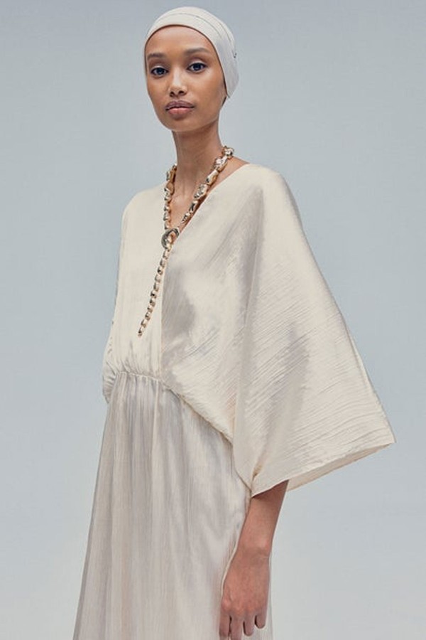 Waisted Kaftan Dress