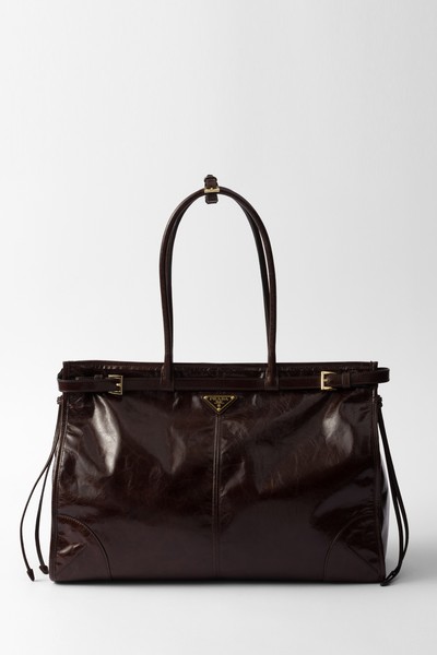 Large Leather Handbag from Prada