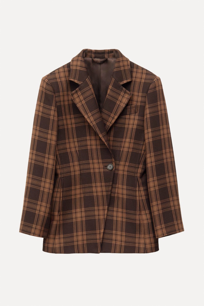 Fitted Shoulder-Pad Blazer from & Other Stories