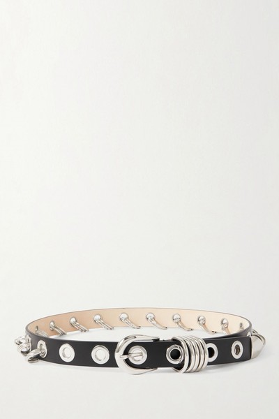 Embellished Leather Belt from Déhanche