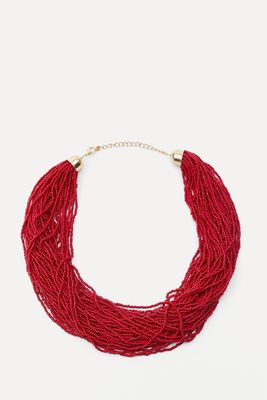 Maxi Beaded Necklace from Zara