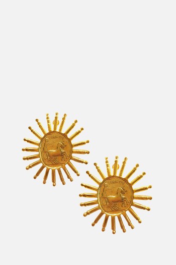 Gold Plated Gemma Earrings from Chic Le Frique