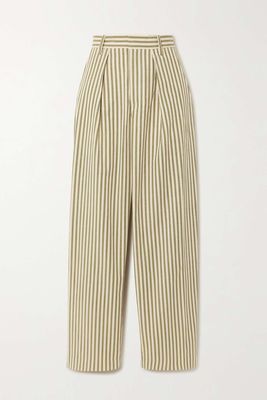 Lyocell & Organic Cotton-Blend Twill Straight-Leg Pants from Mara Hoffman x NET Sustain