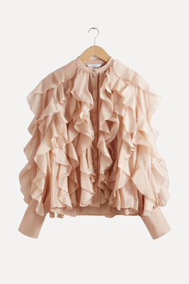 Cascading-Ruffle Blouse from & Other Stories
