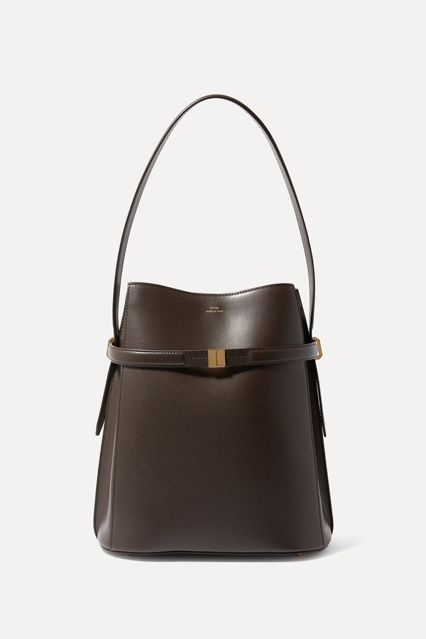 Leather Bucket Bag from Toteme