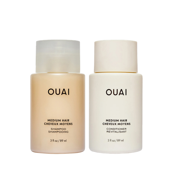 Medium Shampoo & Conditioner Travel Bundle from OUAI