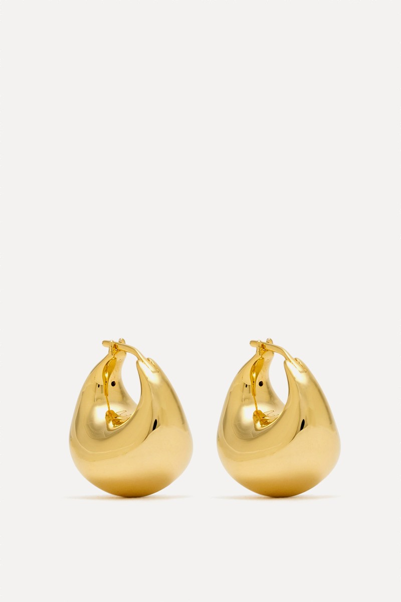 Sculptural Chubby Dome Small Hoop Earrings from Missoma