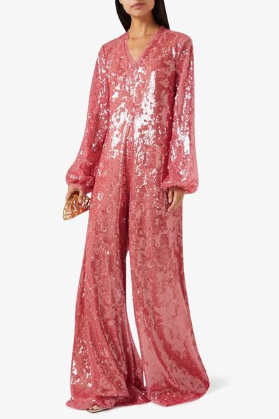 Sequin-Embellished Jumpsuit from Honayda