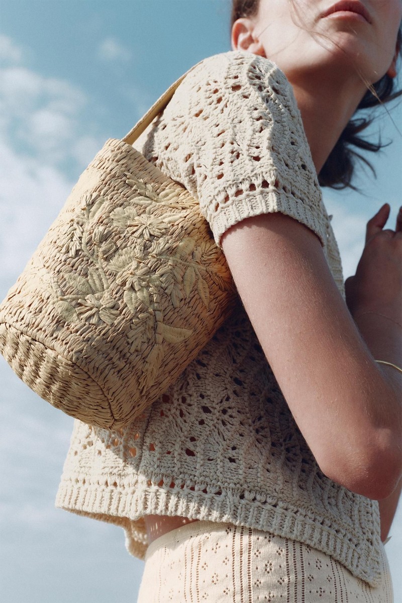 Braided Basket Bag