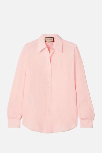 Silk-Jacquard shirt from Gucci