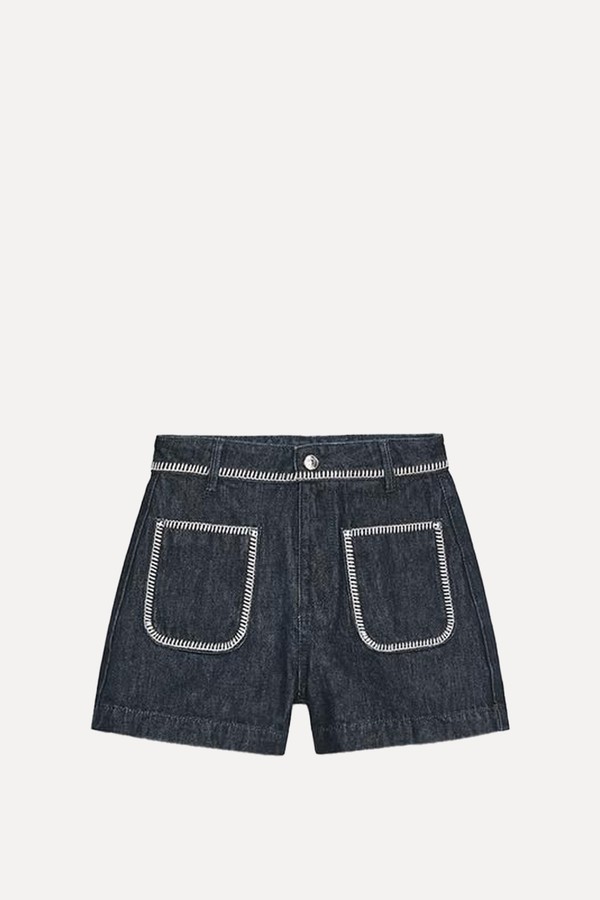 High Waist Denim Shorts