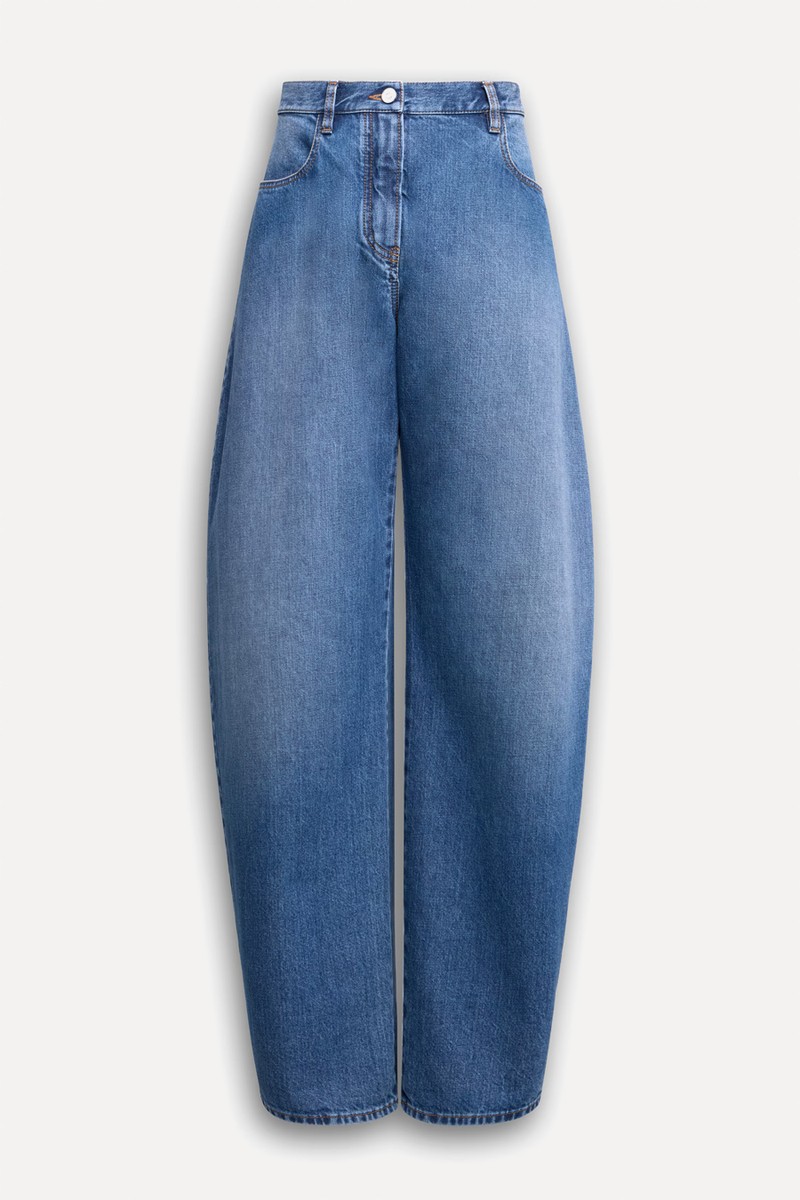 Low Waist Round Jeans from Alaïa