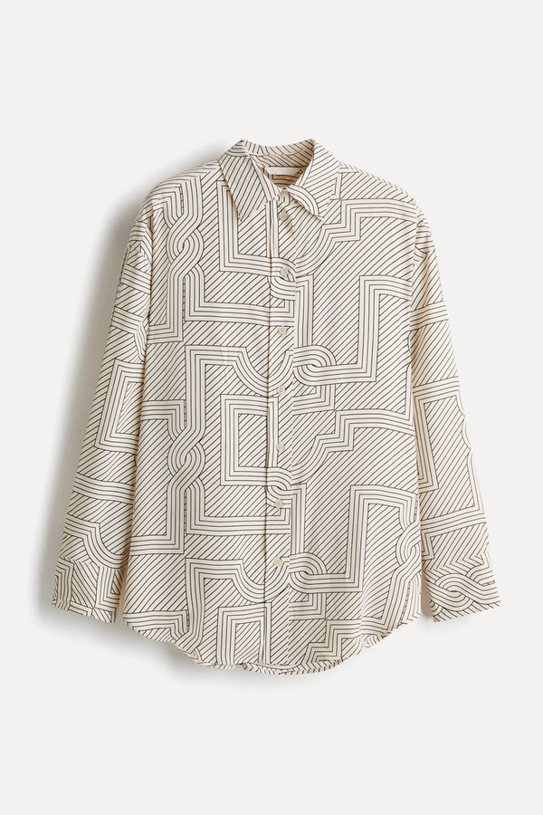 Oversized Printed Shirt