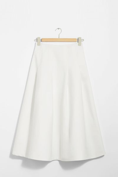 A-Line Midi Skirt