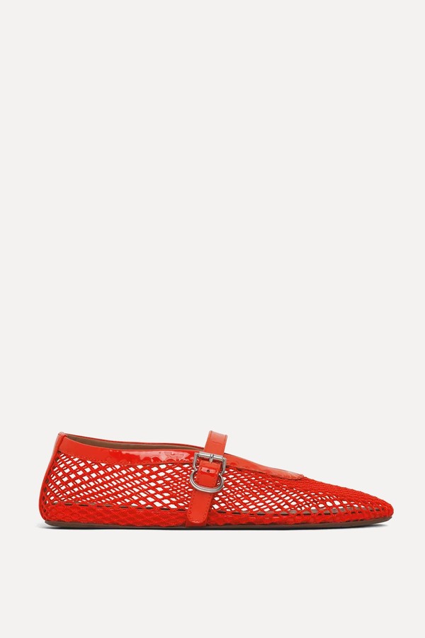 Fishnet Ballet Flats from Alaïa