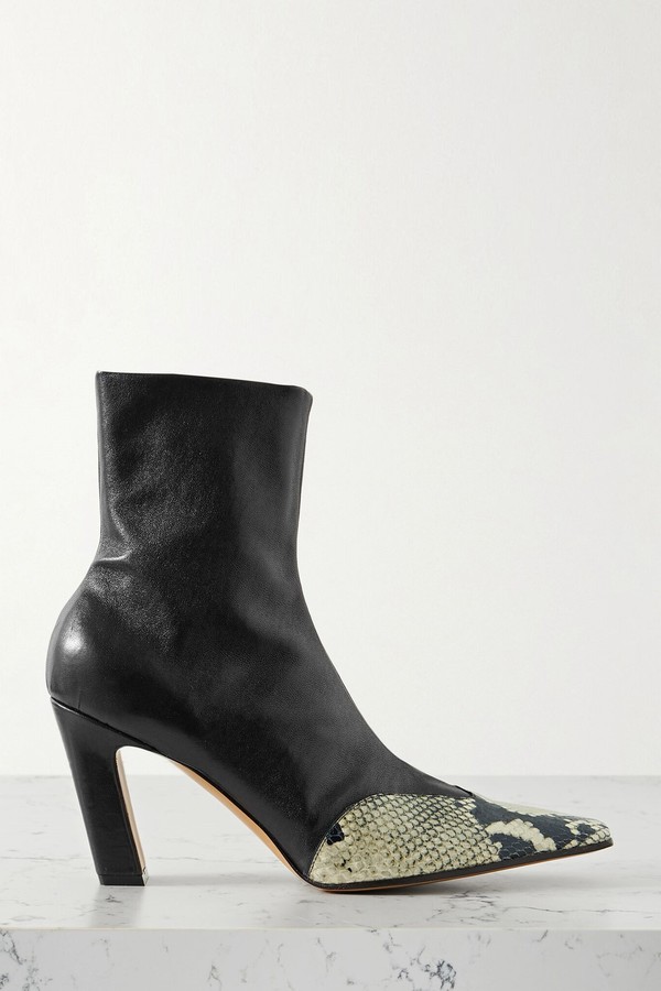 Nevada Leather Ankle Boots from Khaite