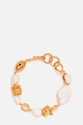 Mismatched Feminine Waves Pearl Bracelet from Joanna Laura Constantine