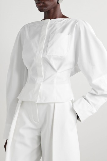 Cutout Cotton-Poplin Shirt from Jacquemus