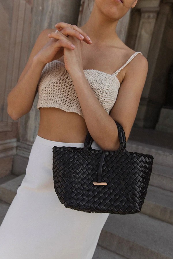 Mini Leather Basket from Liffner